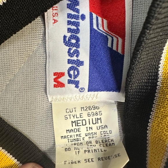 Vintage Pittsburgh Penguins Jacket 1980s Swingster Men’s medium Black Vtg 80s - Picture 2 of 7